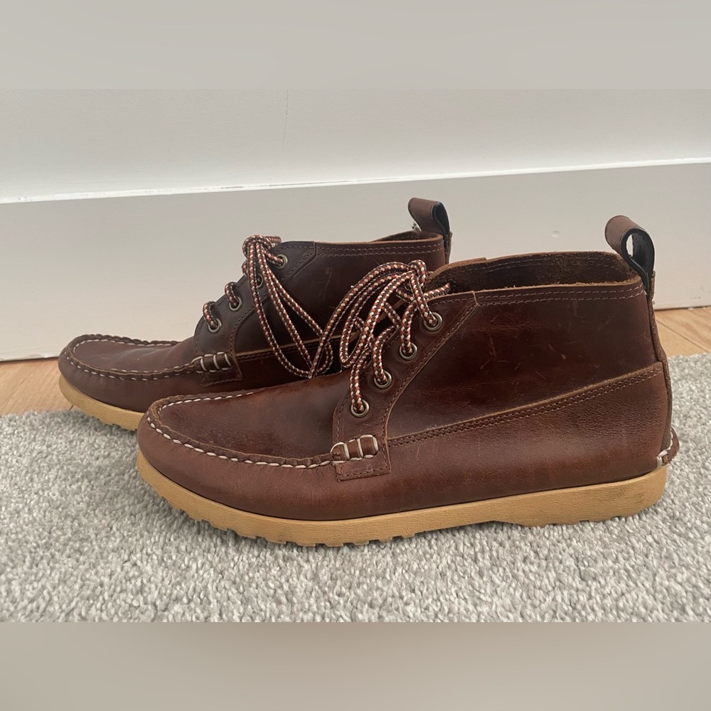 Quoddy Men’s Chukka Made to Order Brown Leather Boots